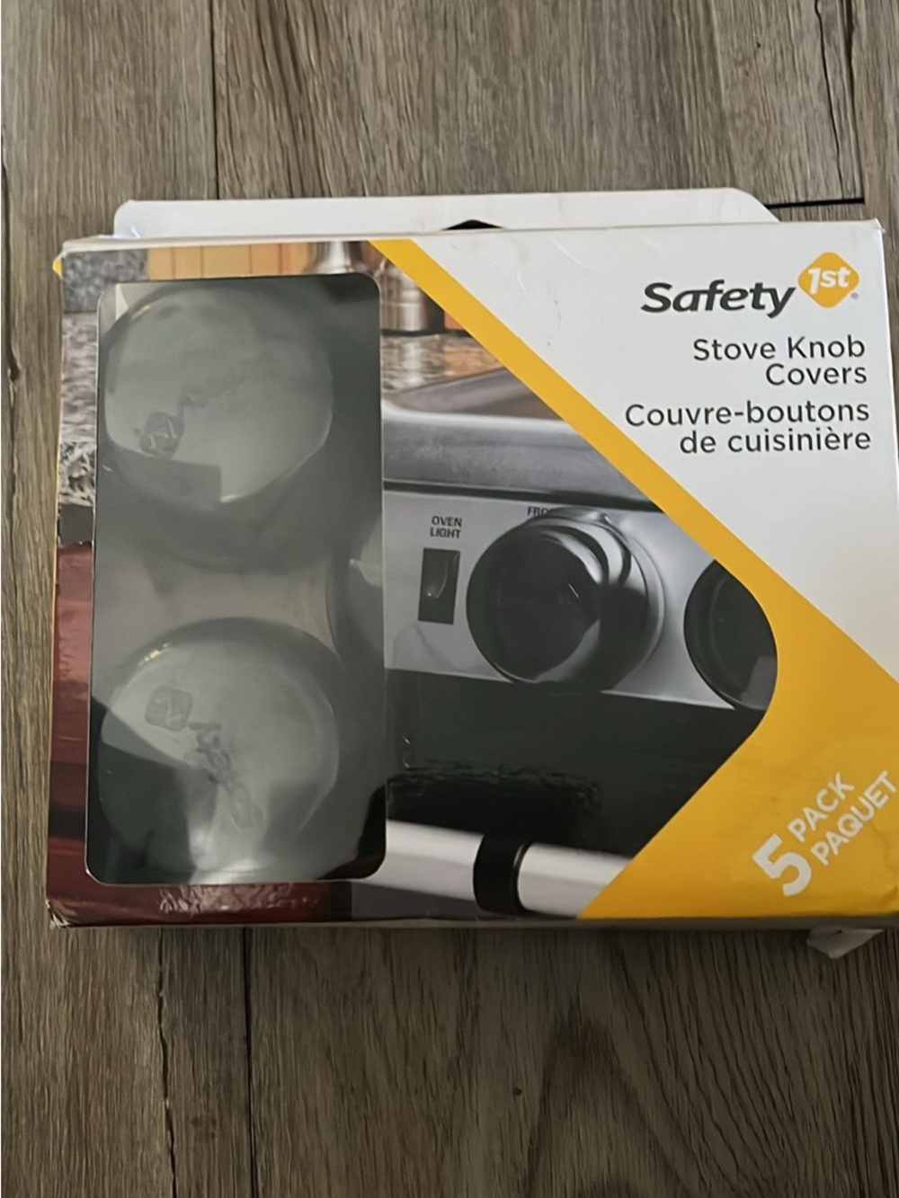 Safety 1st Clear Stove Knob Covers - 5 Pack